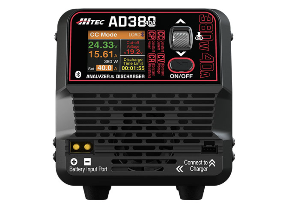 アマチュア無線デコデコVOICEボイス40Aコンバーター2メーター照明付きLED ハイテック】44359-V2 ANALYZER&DISCHARGER AD380 Vol.2 アナライザ